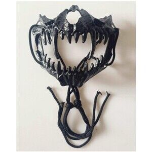 Half Mask Tiger Mask Skeleton Dragon Black Bone Scary Halloween